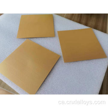 Parts d&#39;or d&#39;aliatge W-CU